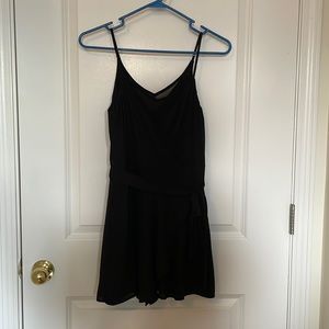 Express black skort romper